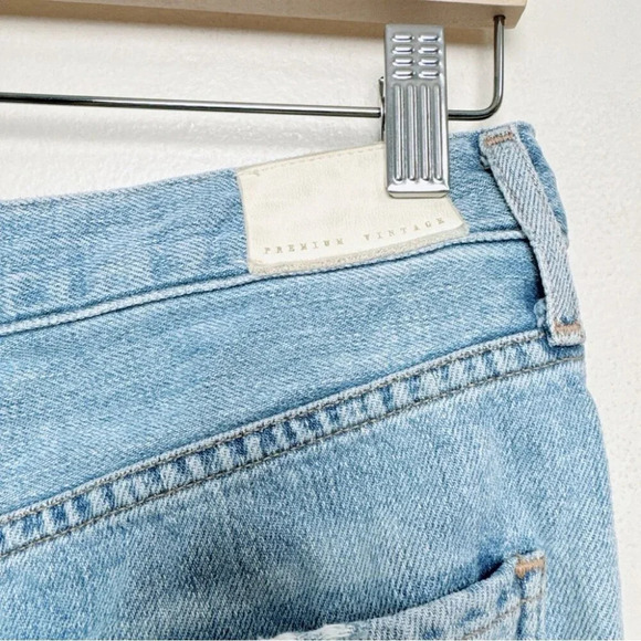 Citizens Of Humanity Womens 26 Distressed Knee Liya High Rise Crop Classic Jeans - Picture 13 of 15